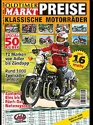 Preise Sonderheft  Klassische Motorräder 1920-1986