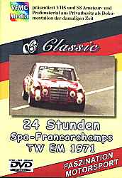 24h SPA-Franchorchamps-Tourenwagen-EM 1971