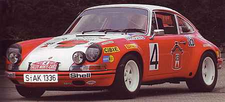 Porsche 911 S "SEB" 2.Platz Rallye MC 1972
