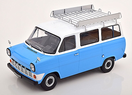 Modell Ford Transit Bus 1965 mit Dachgepäckträger