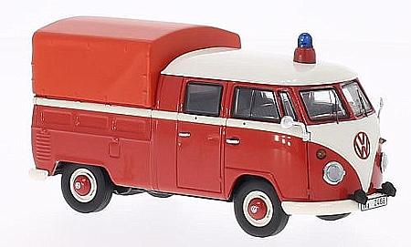 VW T1 Doppelkabine mit Plane "Feuerwehr"